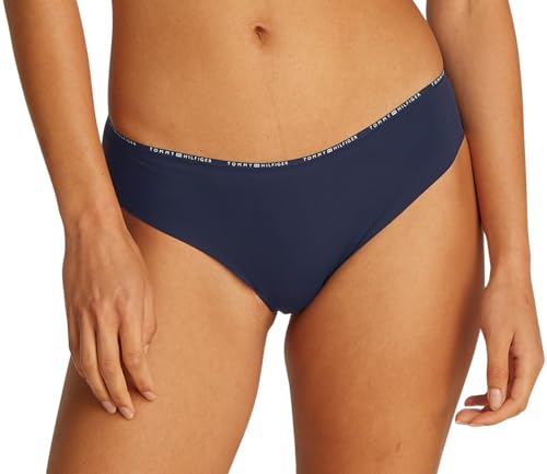 Tommy Hilfiger Damen Slip Bikini Form Nahtlos, Blau (Dark Night Navy), M von Tommy Hilfiger