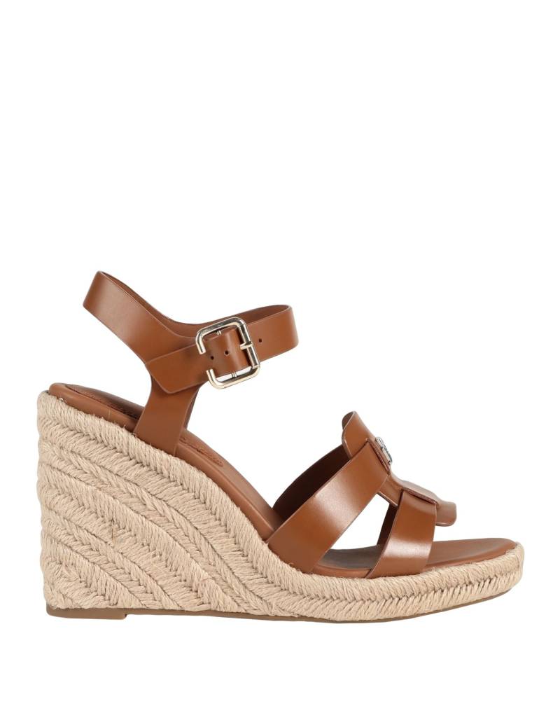 TOMMY HILFIGER Espadrilles Damen Braun von TOMMY HILFIGER