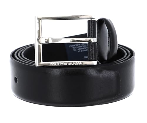 Tommy Hilfiger Formal Leather Belt 3.5 W115 Black von Tommy Hilfiger