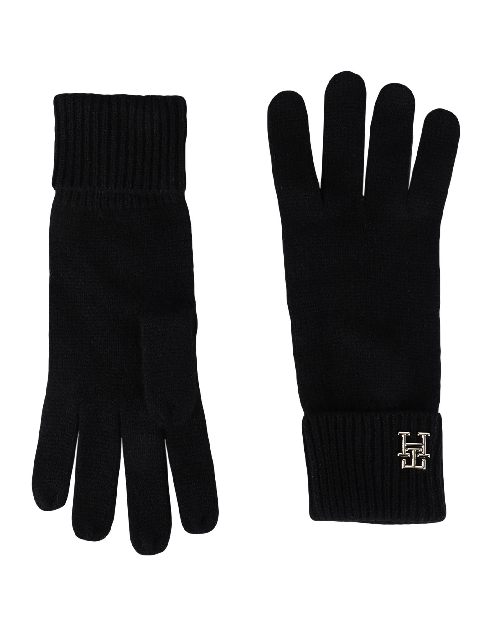 TOMMY HILFIGER Handschuhe Damen Schwarz von TOMMY HILFIGER