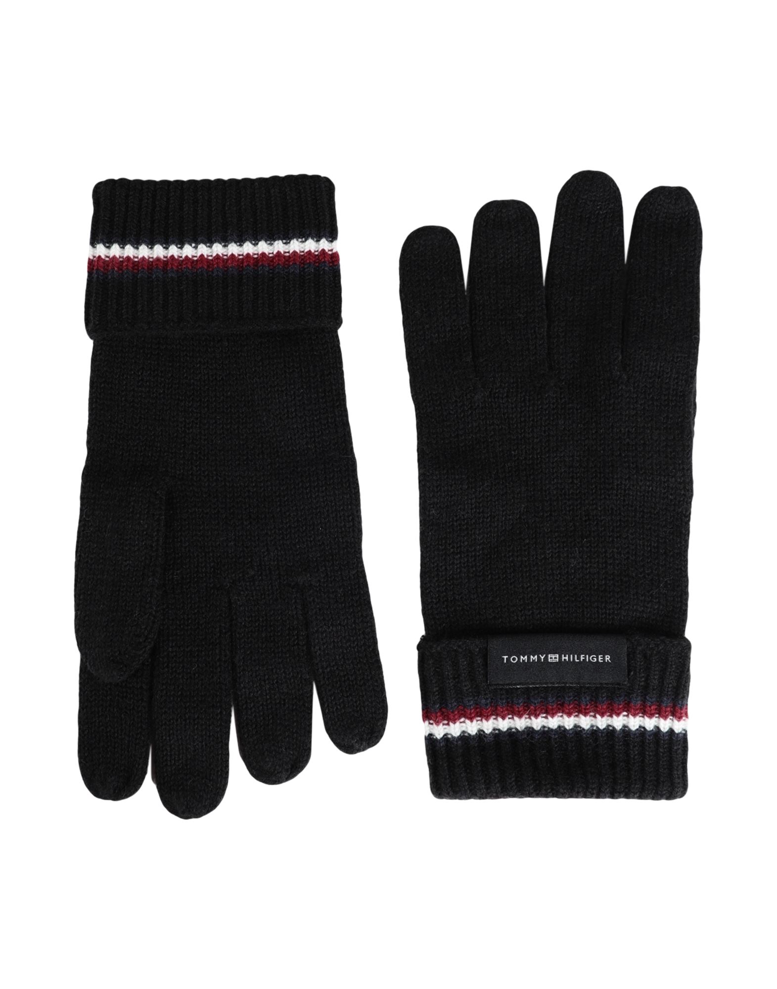 TOMMY HILFIGER Handschuhe Herren Schwarz von TOMMY HILFIGER