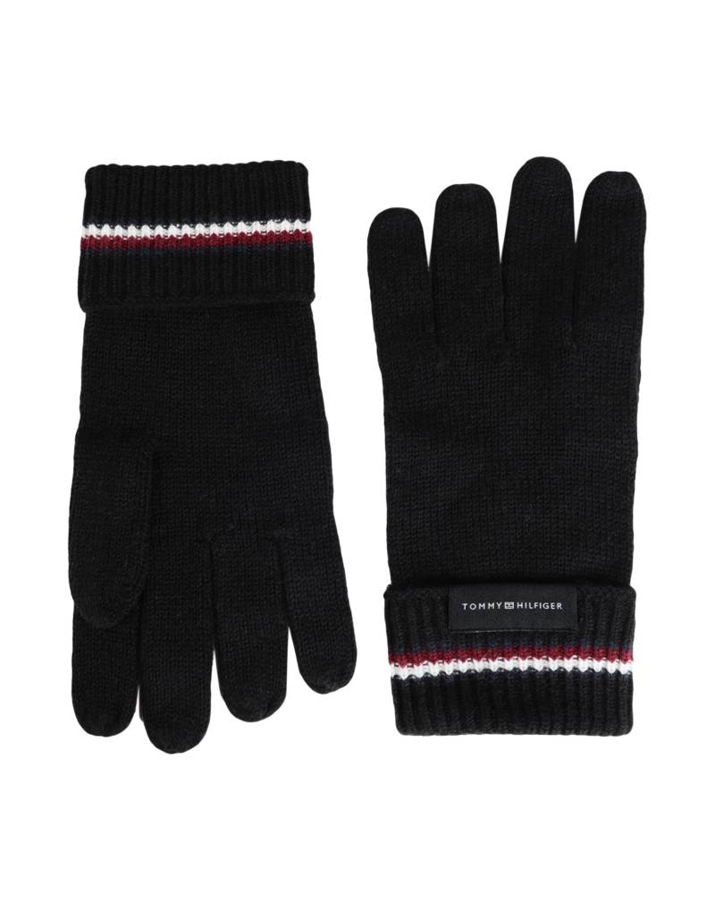 TOMMY HILFIGER Handschuhe Herren Schwarz von TOMMY HILFIGER