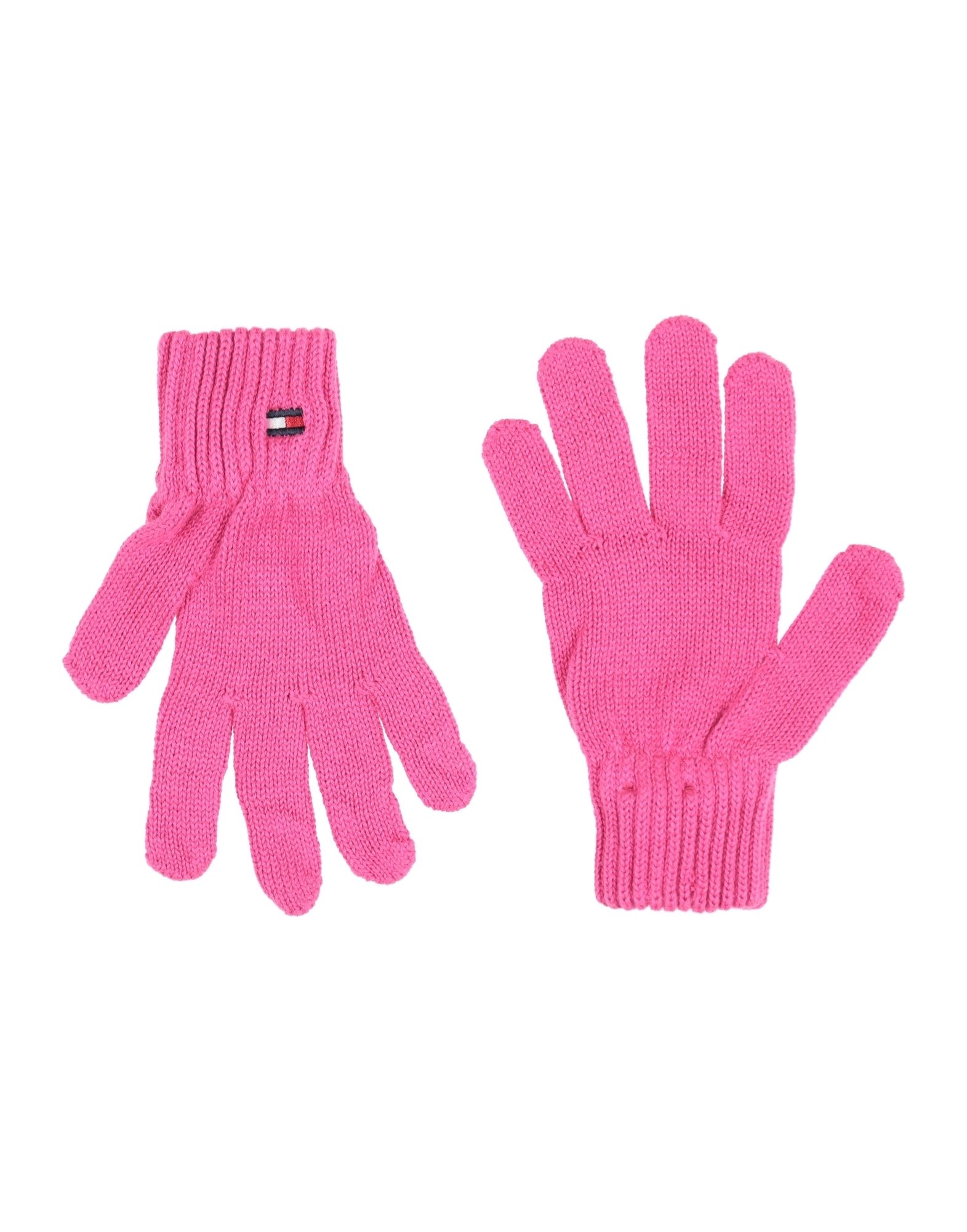 TOMMY HILFIGER Handschuhe Kinder Fuchsia von TOMMY HILFIGER