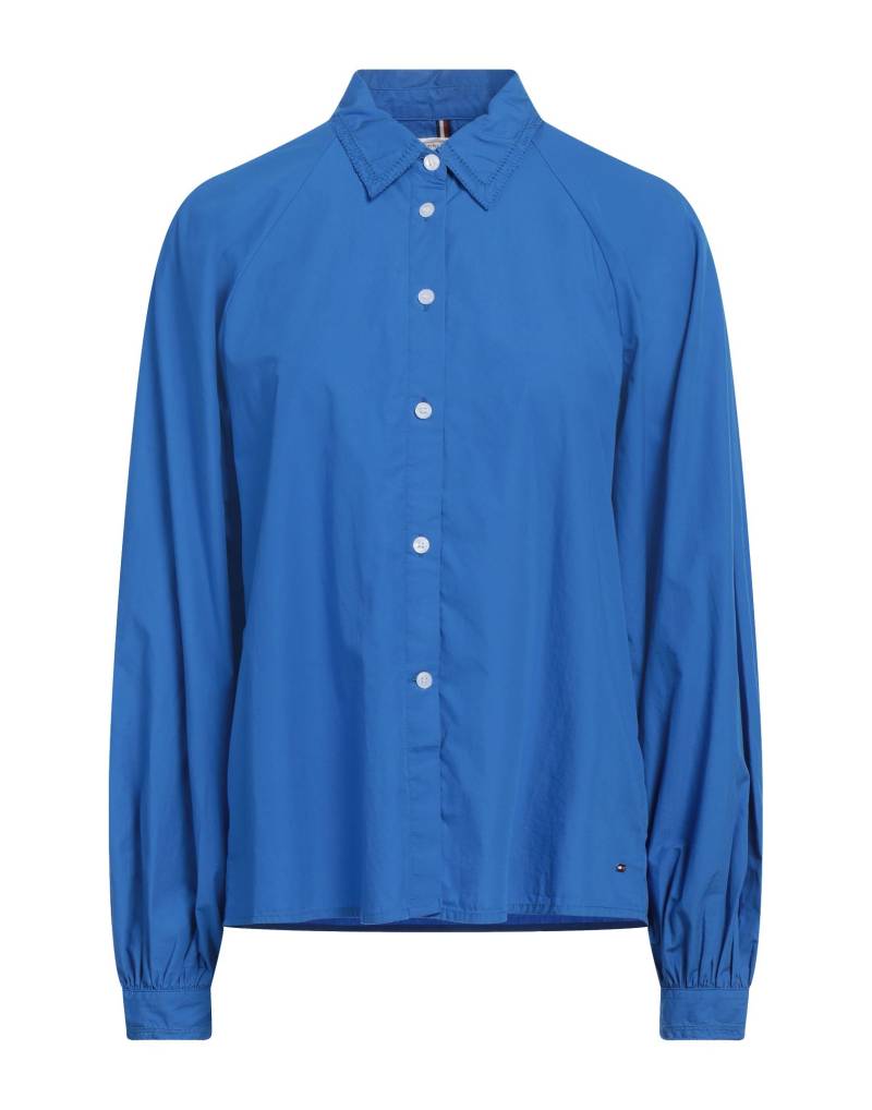TOMMY HILFIGER Hemd Damen Blau von TOMMY HILFIGER