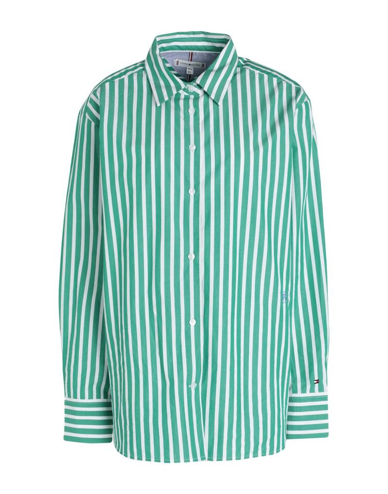 TOMMY HILFIGER Hemd Damen Grün von TOMMY HILFIGER