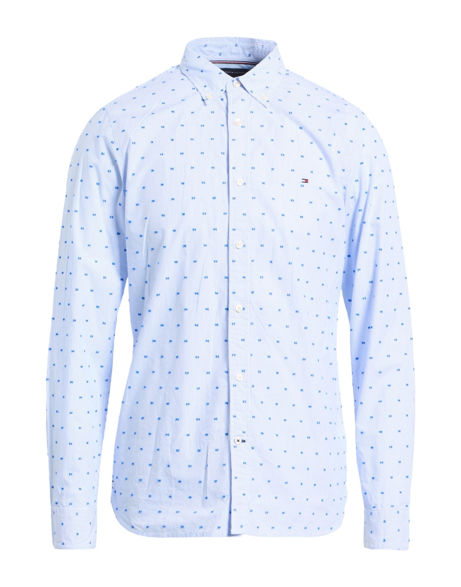 TOMMY HILFIGER Hemd Herren Azurblau von TOMMY HILFIGER
