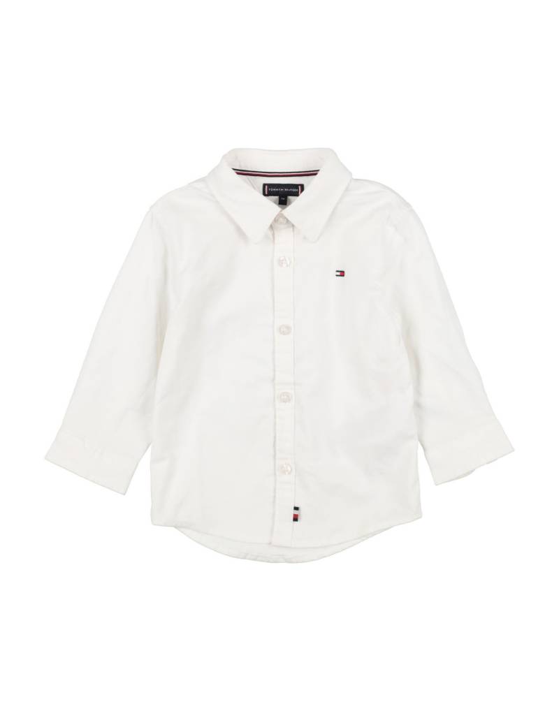 TOMMY HILFIGER Hemd Kinder Weiß von TOMMY HILFIGER