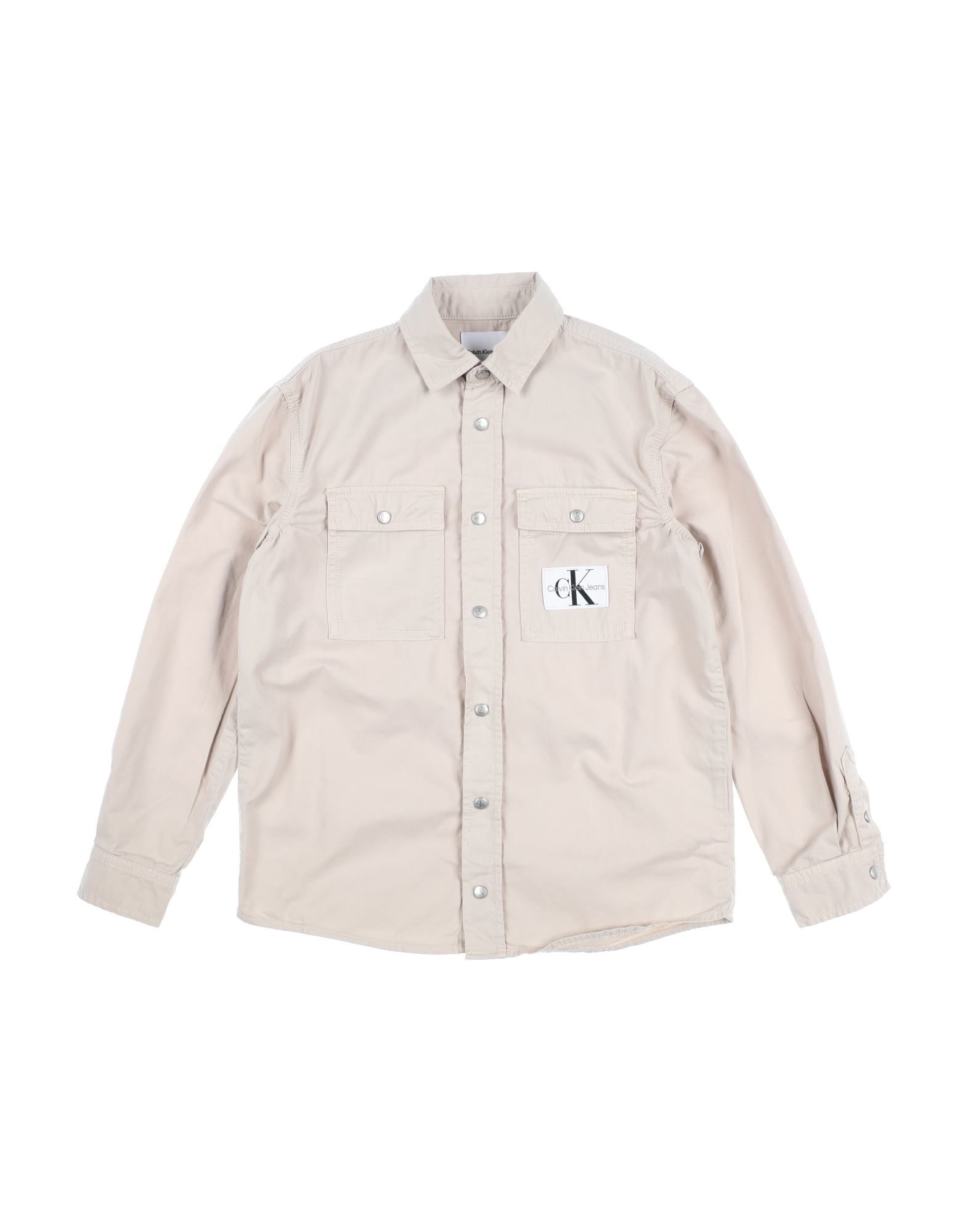 CALVIN KLEIN JEANS Hemd Kinder Beige von CALVIN KLEIN JEANS