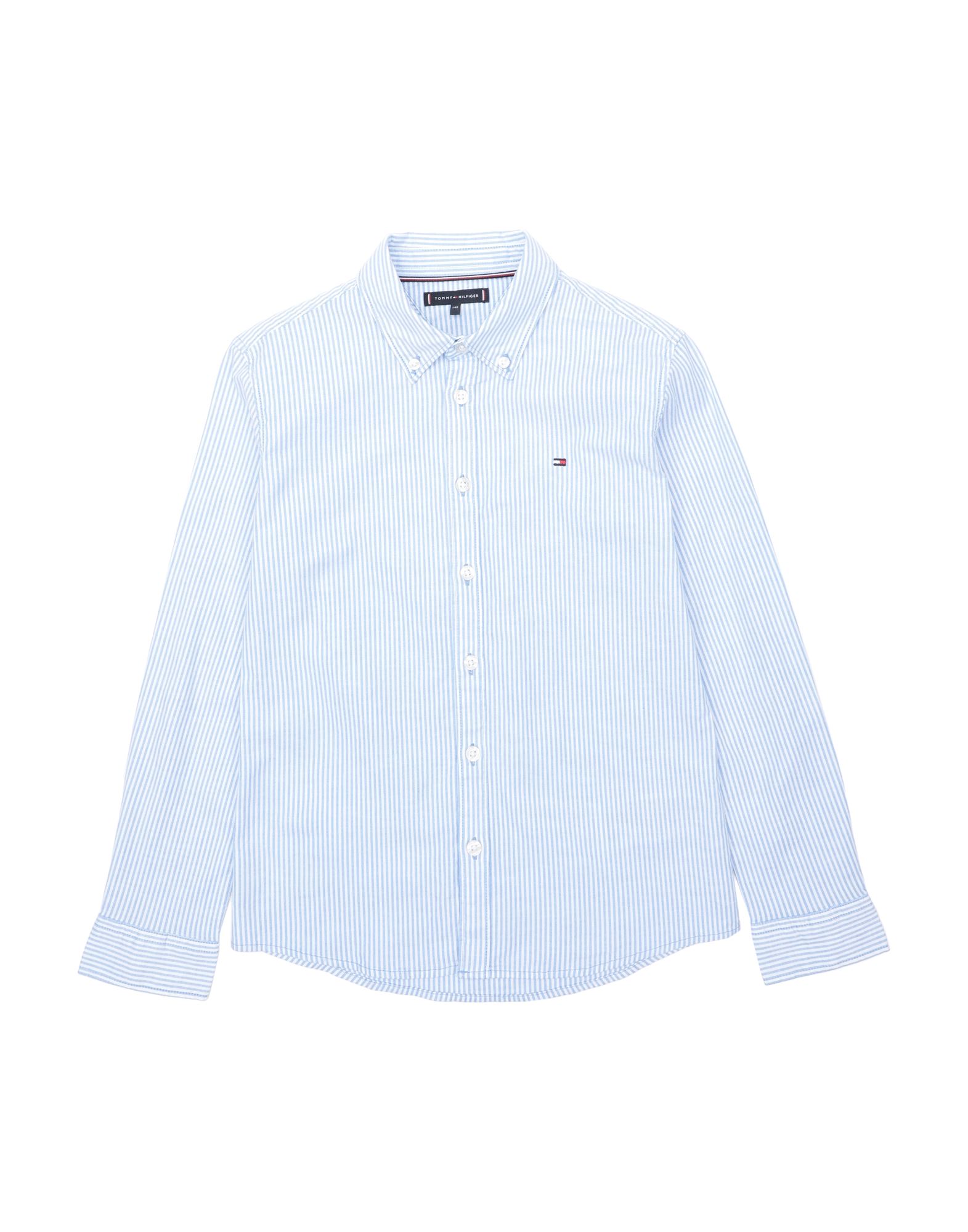 TOMMY HILFIGER Hemd Kinder Hellblau von TOMMY HILFIGER