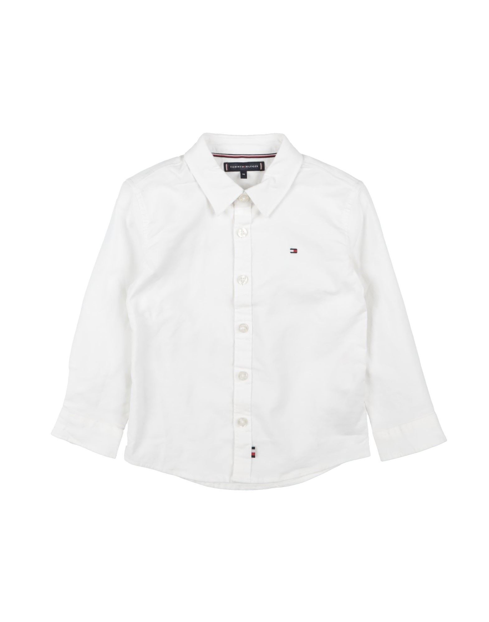 TOMMY HILFIGER Hemd Kinder Weiß von TOMMY HILFIGER