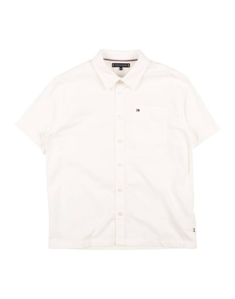 TOMMY HILFIGER Hemd Kinder Weiß von TOMMY HILFIGER