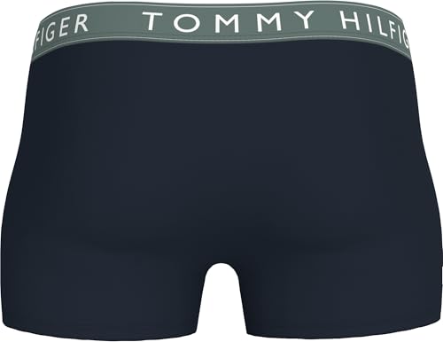 TOMMY HILFIGER Herren 3P WB UM0UM03457 Trunk, Red (UNT OLV/Nvue Grn/Grvty Grn), XL von TOMMY HILFIGER
