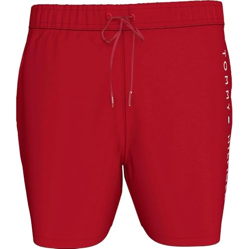Tommy Hilfiger Herren Drawstring Um0Um03258 Badehose, Red (Medium Red), XXL von Tommy Hilfiger