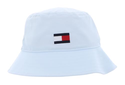 TOMMY HILFIGER Hut Big Flag Soft Kids Bucket Hat Shimmering Blue hellblau von TOMMY HILFIGER