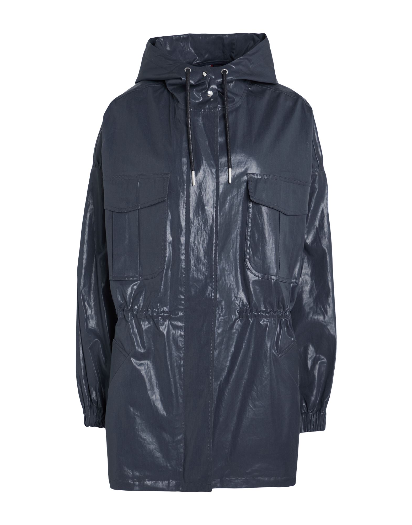 TOMMY HILFIGER Jacke, Mantel & Trenchcoat Damen Braungrau TOMMY HILFIGER Jacke, Mantel & Trenchcoat Damen Braungrau von TOMMY HILFIGER