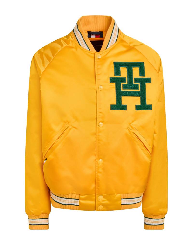 TOMMY HILFIGER Jacke & Anorak Herren Gelb von TOMMY HILFIGER