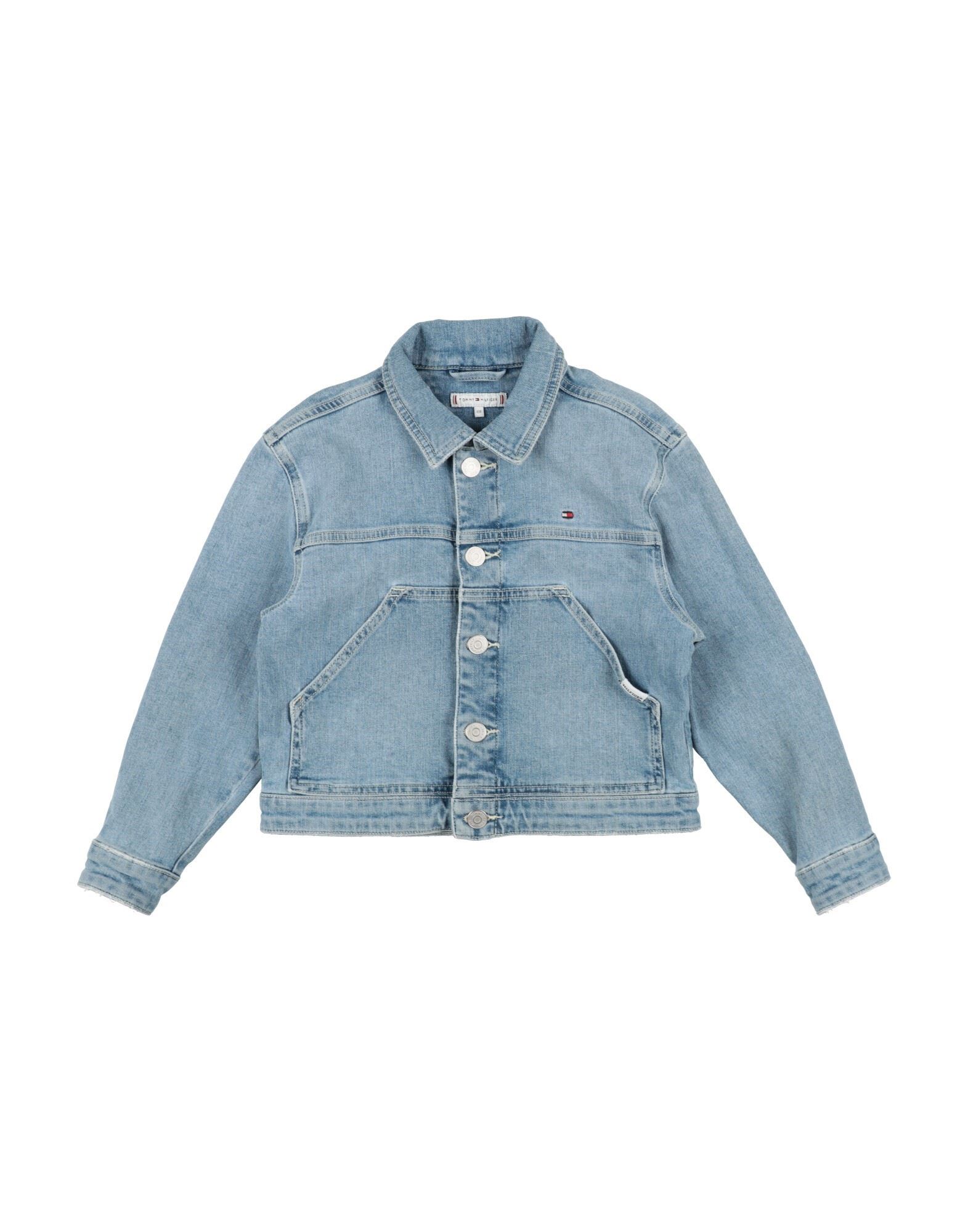 TOMMY HILFIGER Jeansjacke/-mantel Kinder Blau von TOMMY HILFIGER