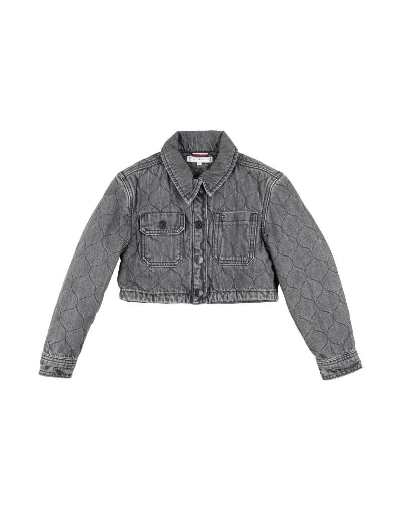 TOMMY HILFIGER Jeansjacke/-mantel Kinder Grau von TOMMY HILFIGER