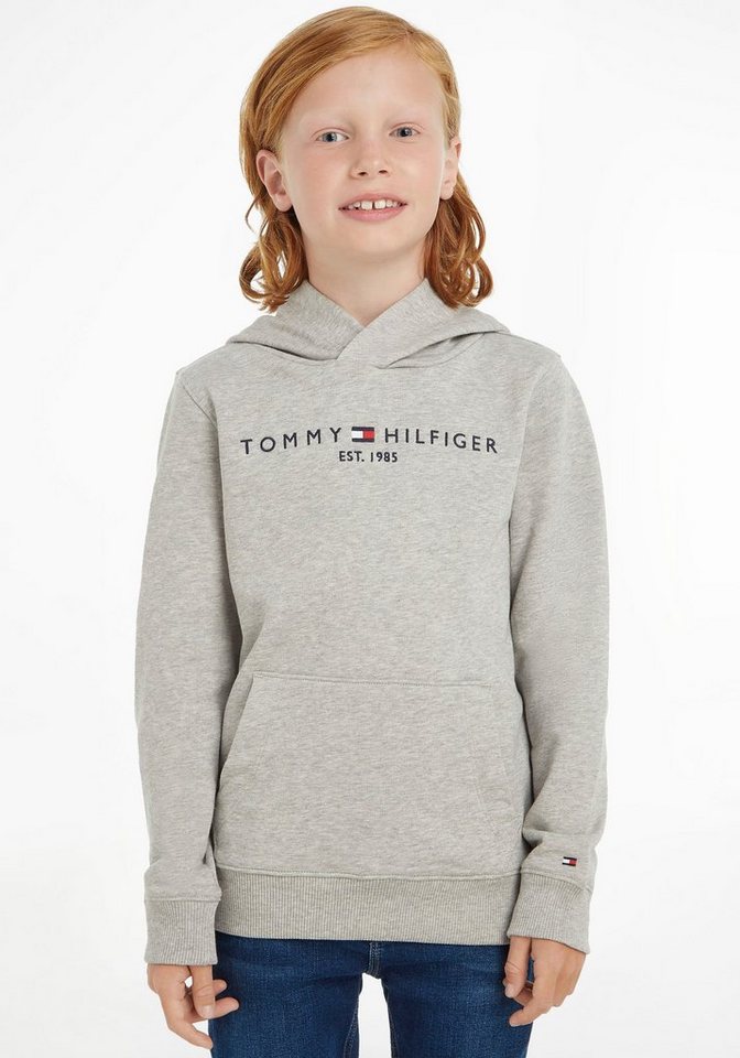 Tommy Hilfiger Kapuzensweatshirt ESSENTIAL HOODIE Kinder Kids Junior MiniMe,für Jungen und Mädchen von Tommy Hilfiger