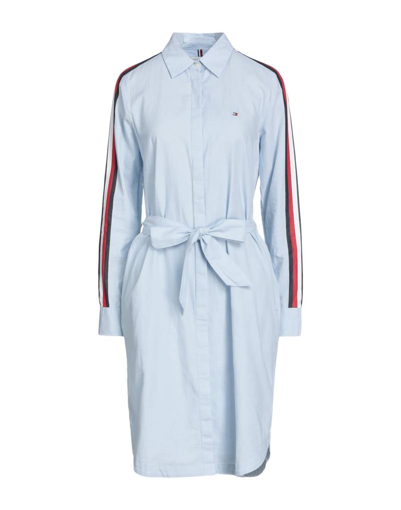 TOMMY HILFIGER Midi-kleid Damen Himmelblau von TOMMY HILFIGER