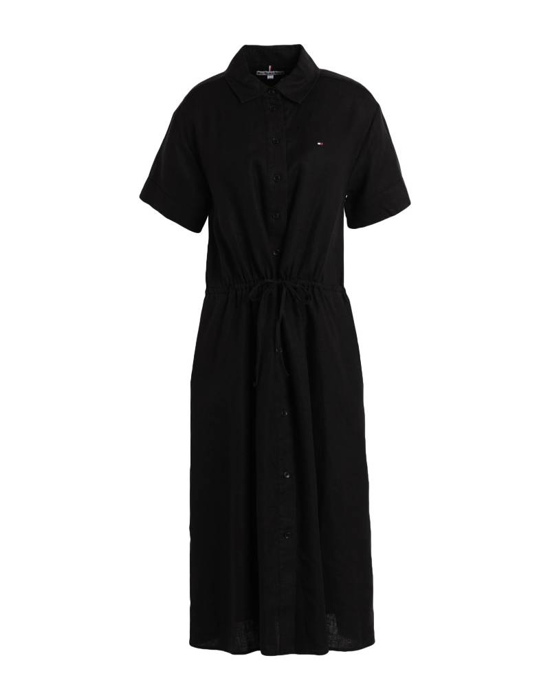 TOMMY HILFIGER Midi-kleid Damen Schwarz von TOMMY HILFIGER