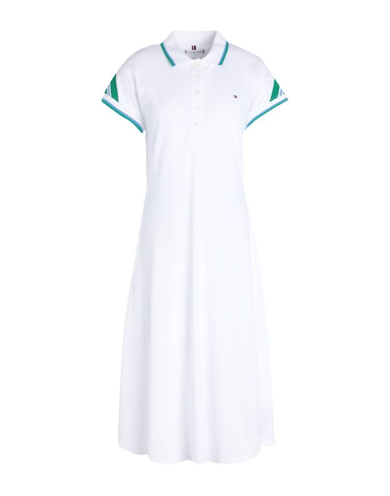 TOMMY HILFIGER Midi-kleid Damen Weiß von TOMMY HILFIGER