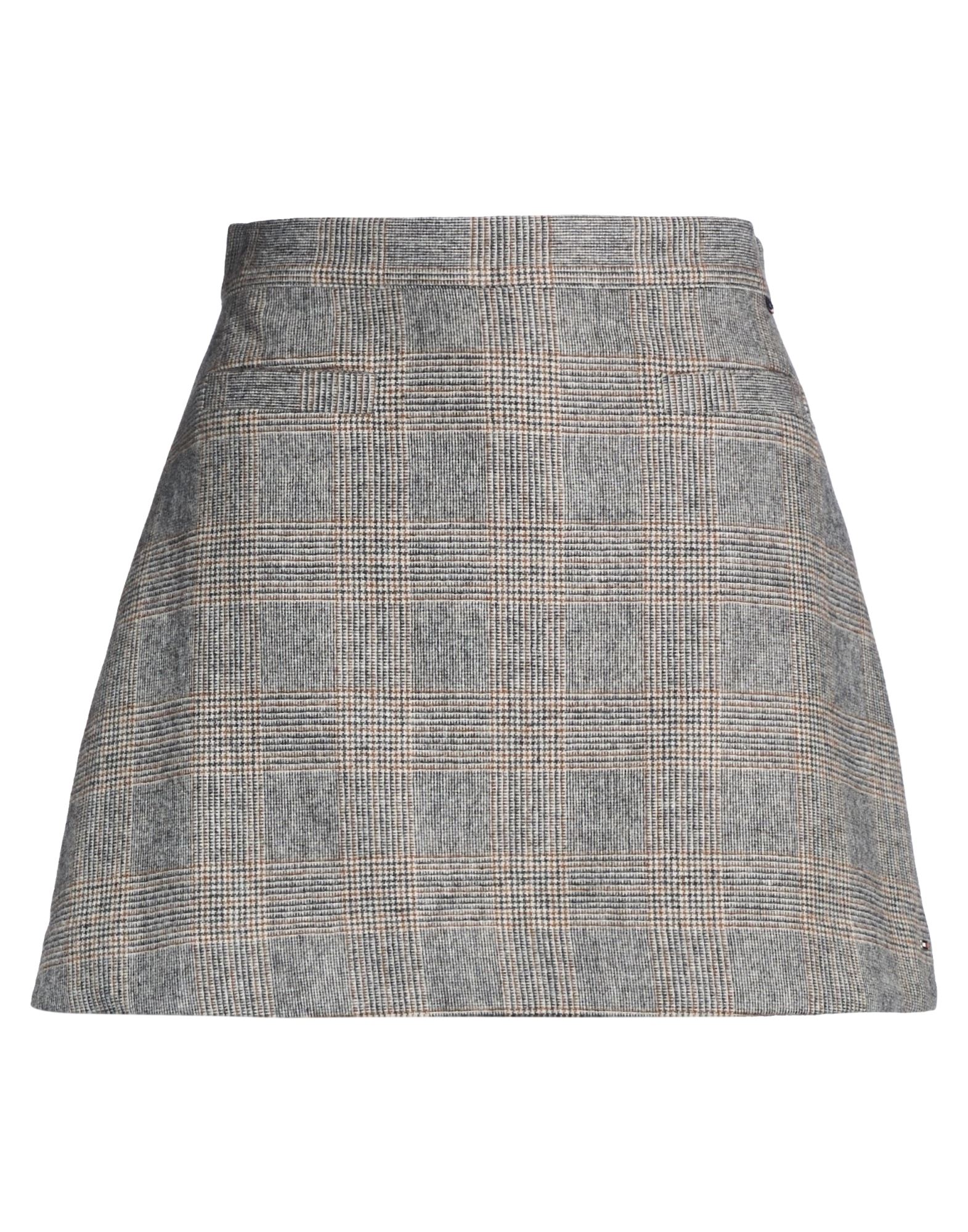 TOMMY HILFIGER Minirock Damen Grau von TOMMY HILFIGER