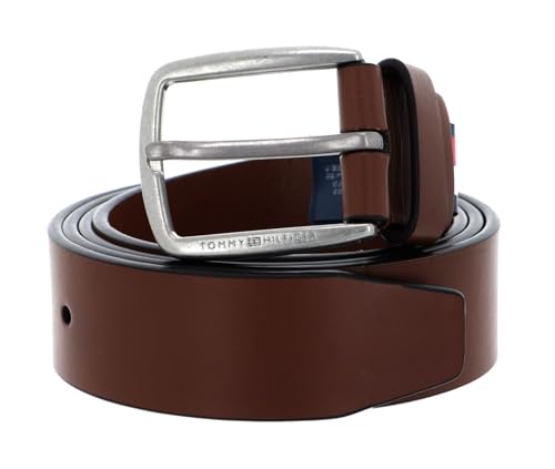 TOMMY HILFIGER Modern Leather Belt 3.5 W115 Dark Tan von TOMMY HILFIGER