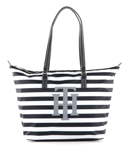 Tommy Hilfiger Poppy Tote Navy Blue Stripes von Tommy Hilfiger
