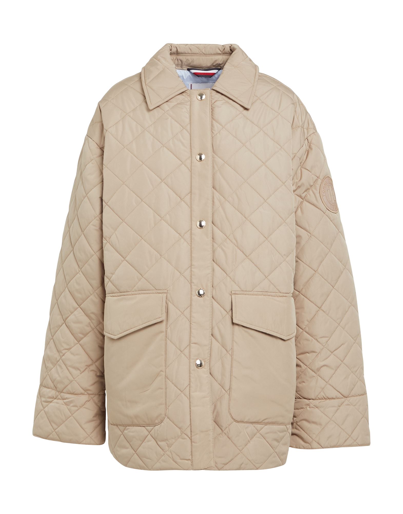 TOMMY HILFIGER Pufferjacke & Daunenjacke Damen Beige von TOMMY HILFIGER