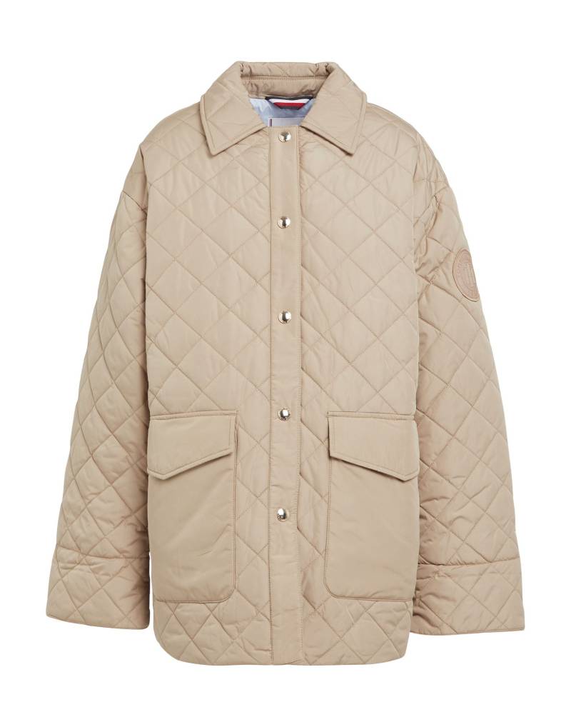 TOMMY HILFIGER Pufferjacke & Daunenjacke Damen Beige von TOMMY HILFIGER