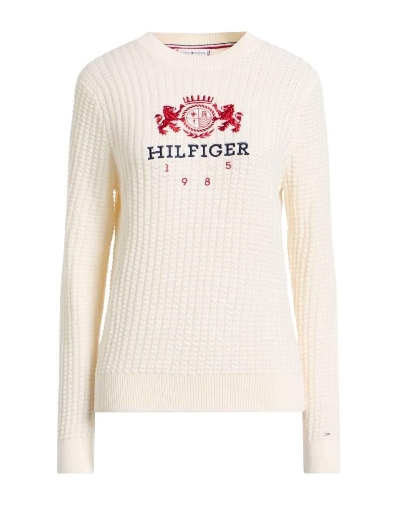 TOMMY HILFIGER Pullover Damen Elfenbein von TOMMY HILFIGER
