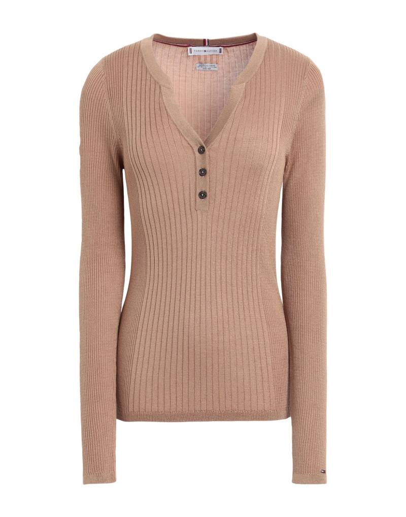 TOMMY HILFIGER Pullover Damen Kamel von TOMMY HILFIGER