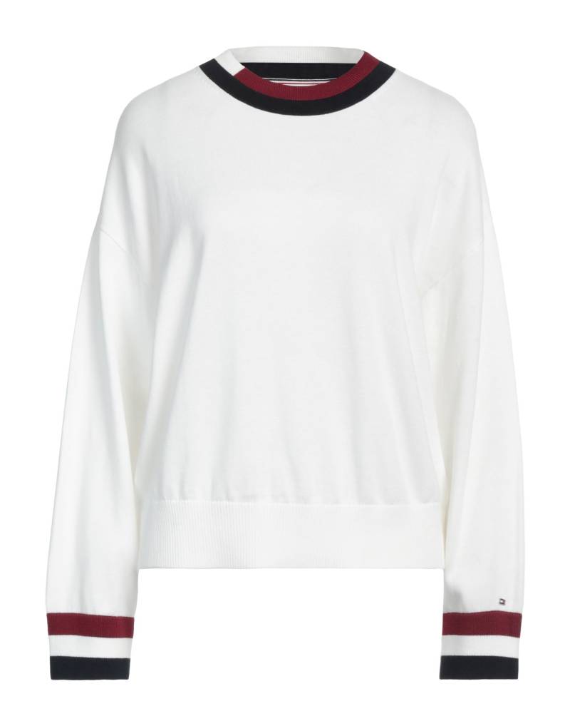 TOMMY HILFIGER Pullover Damen Weiß von TOMMY HILFIGER