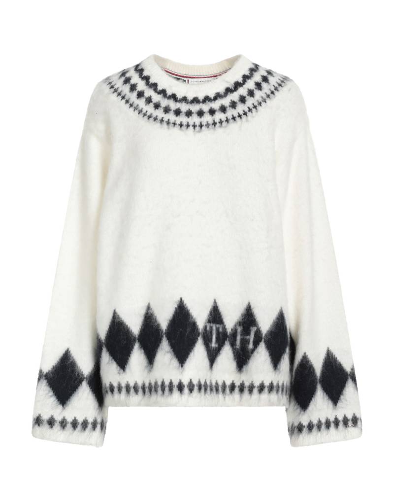 TOMMY HILFIGER Pullover Damen Weiß von TOMMY HILFIGER