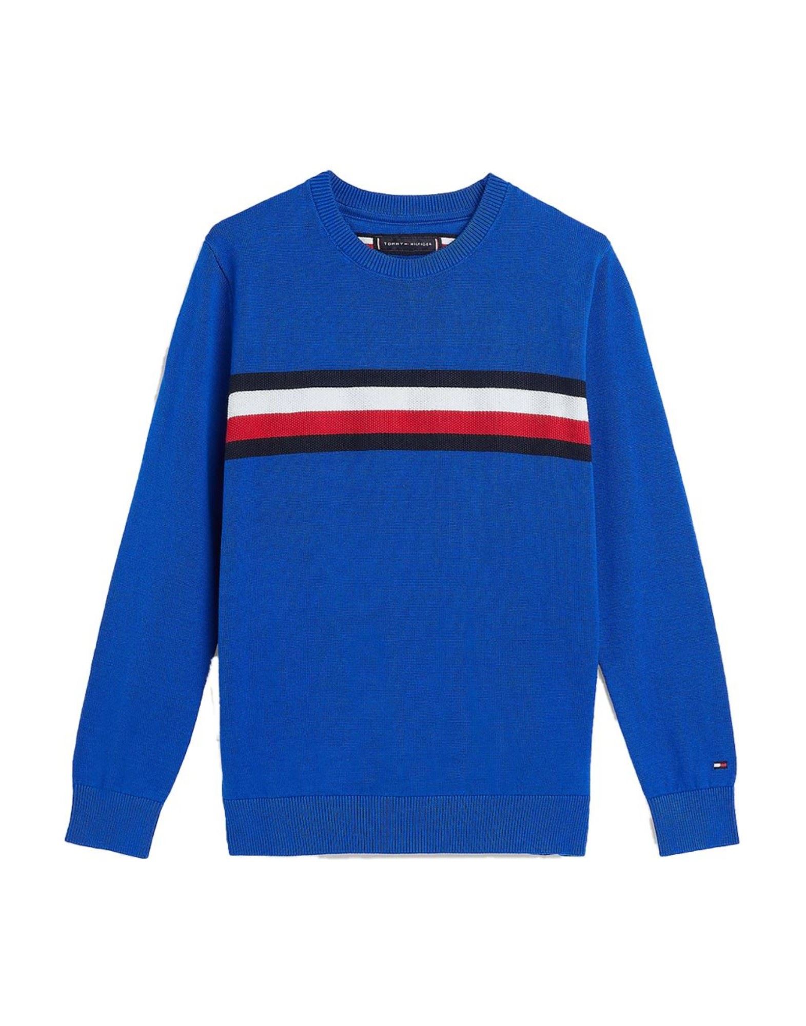 TOMMY HILFIGER Pullover Herren Azurblau von TOMMY HILFIGER