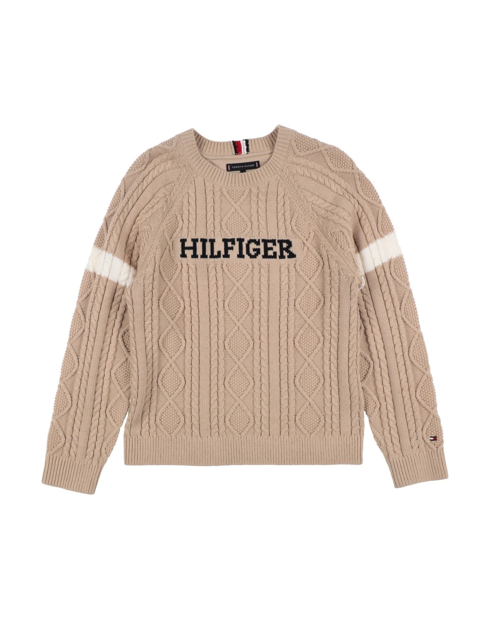 TOMMY HILFIGER Pullover Kinder Beige von TOMMY HILFIGER