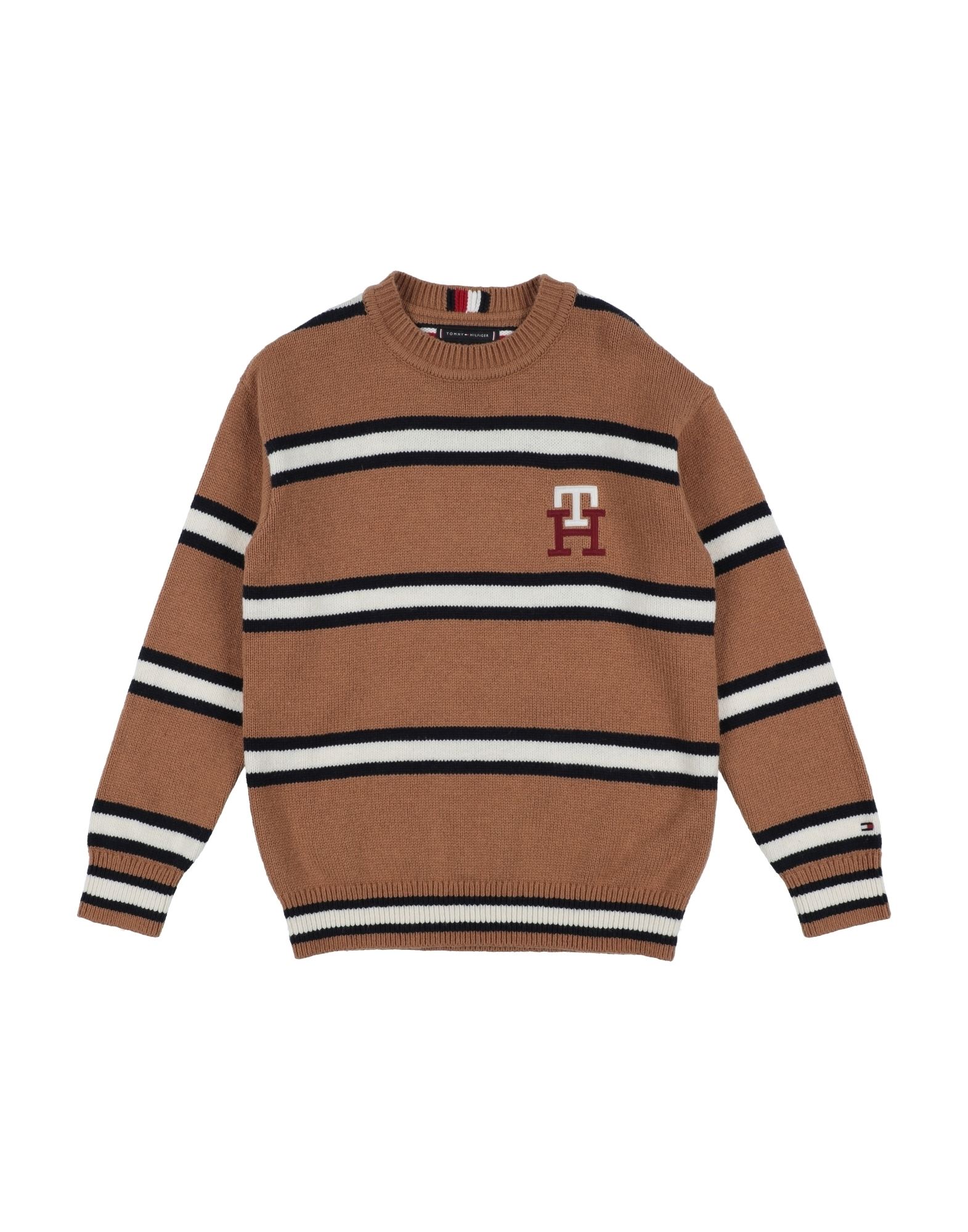 TOMMY HILFIGER Pullover Kinder Kamel von TOMMY HILFIGER