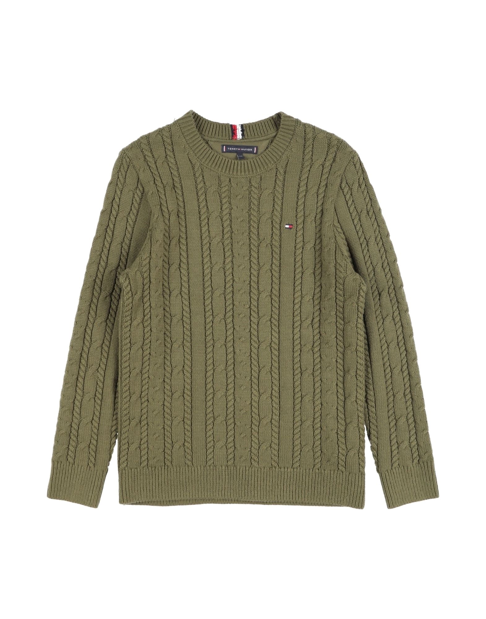 TOMMY HILFIGER Pullover Kinder Militärgrün von TOMMY HILFIGER