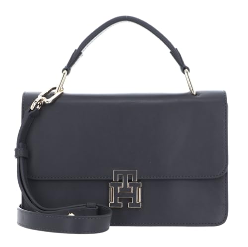 TOMMY HILFIGER Pushlock Leather Crossover Bag Grey TOMMY HILFIGER Pushlock Leather Crossover Bag Grey von TOMMY HILFIGER