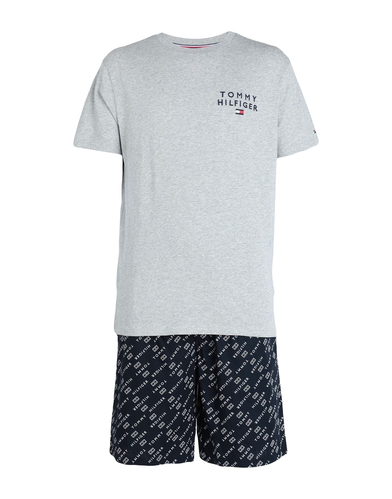 TOMMY HILFIGER Pyjama Herren Grau von TOMMY HILFIGER