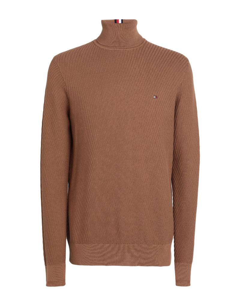 TOMMY HILFIGER Rollkragenpullover Herren Braun von TOMMY HILFIGER