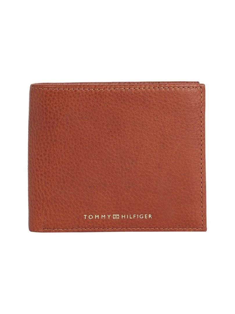 TOMMY HILFIGER - Scheintasche Premium Leather Cc And Coin Tan Braun von TOMMY HILFIGER