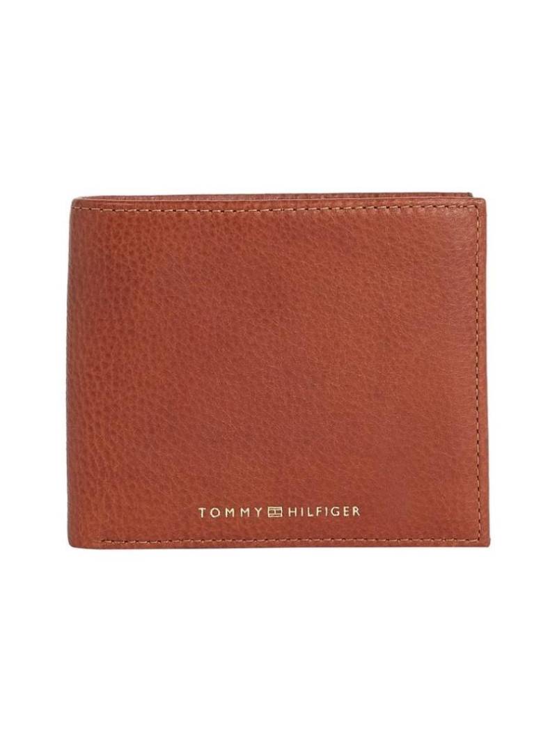 TOMMY HILFIGER - Scheintasche Premium Leather Cc And Coin Tan Braun von TOMMY HILFIGER