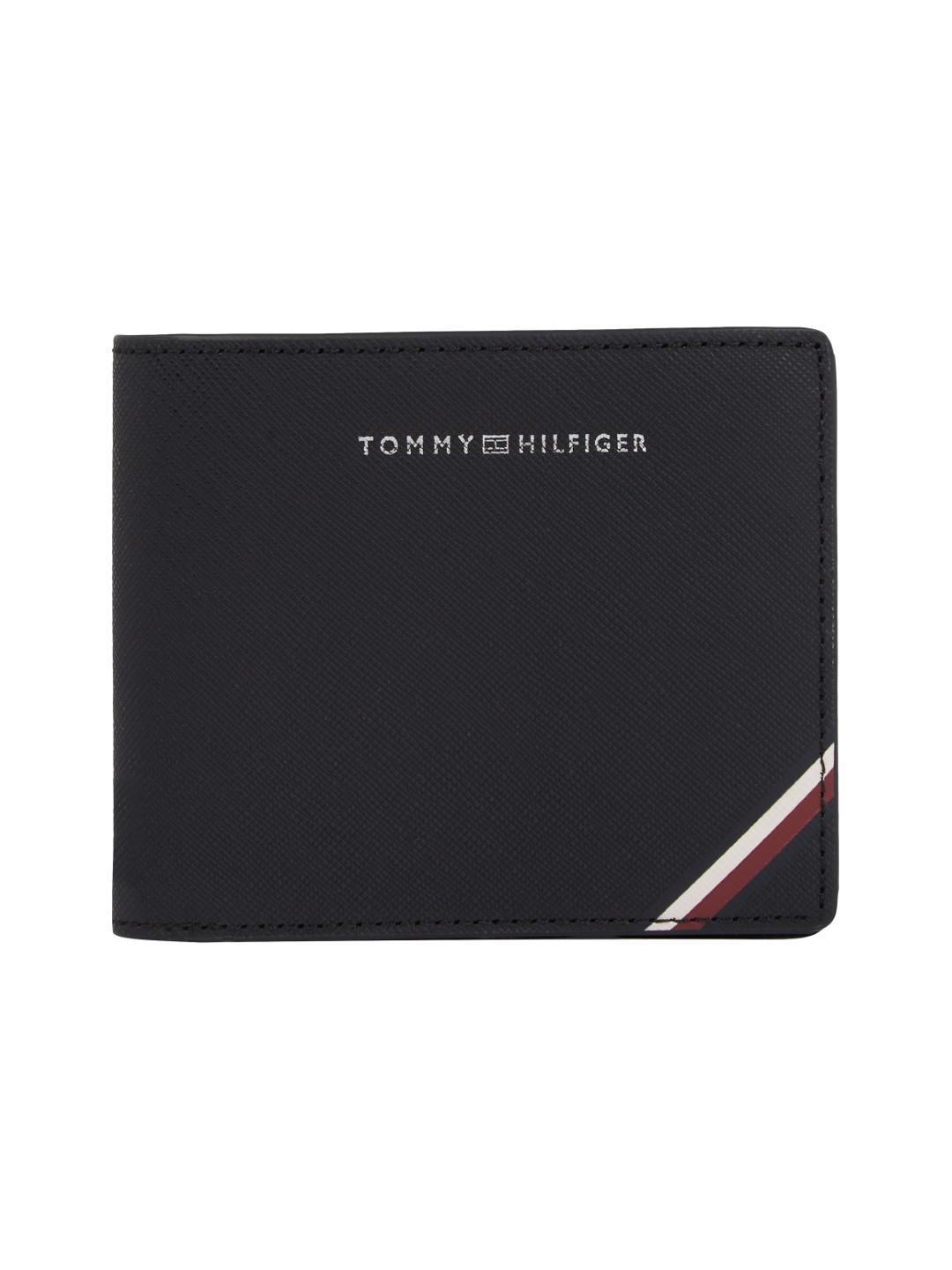 TOMMY HILFIGER - Scheintasche Quer Th Central Cc And Coin Black Schwarz von TOMMY HILFIGER