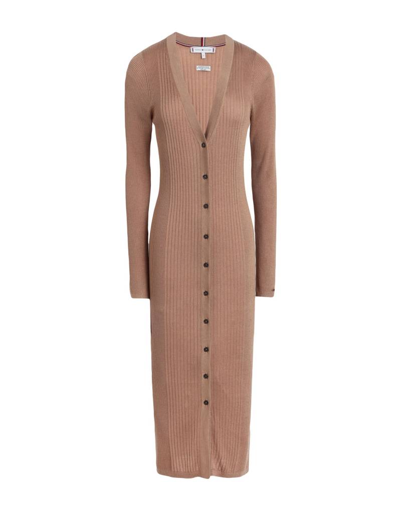 TOMMY HILFIGER Strickjacke Damen Kamel von TOMMY HILFIGER