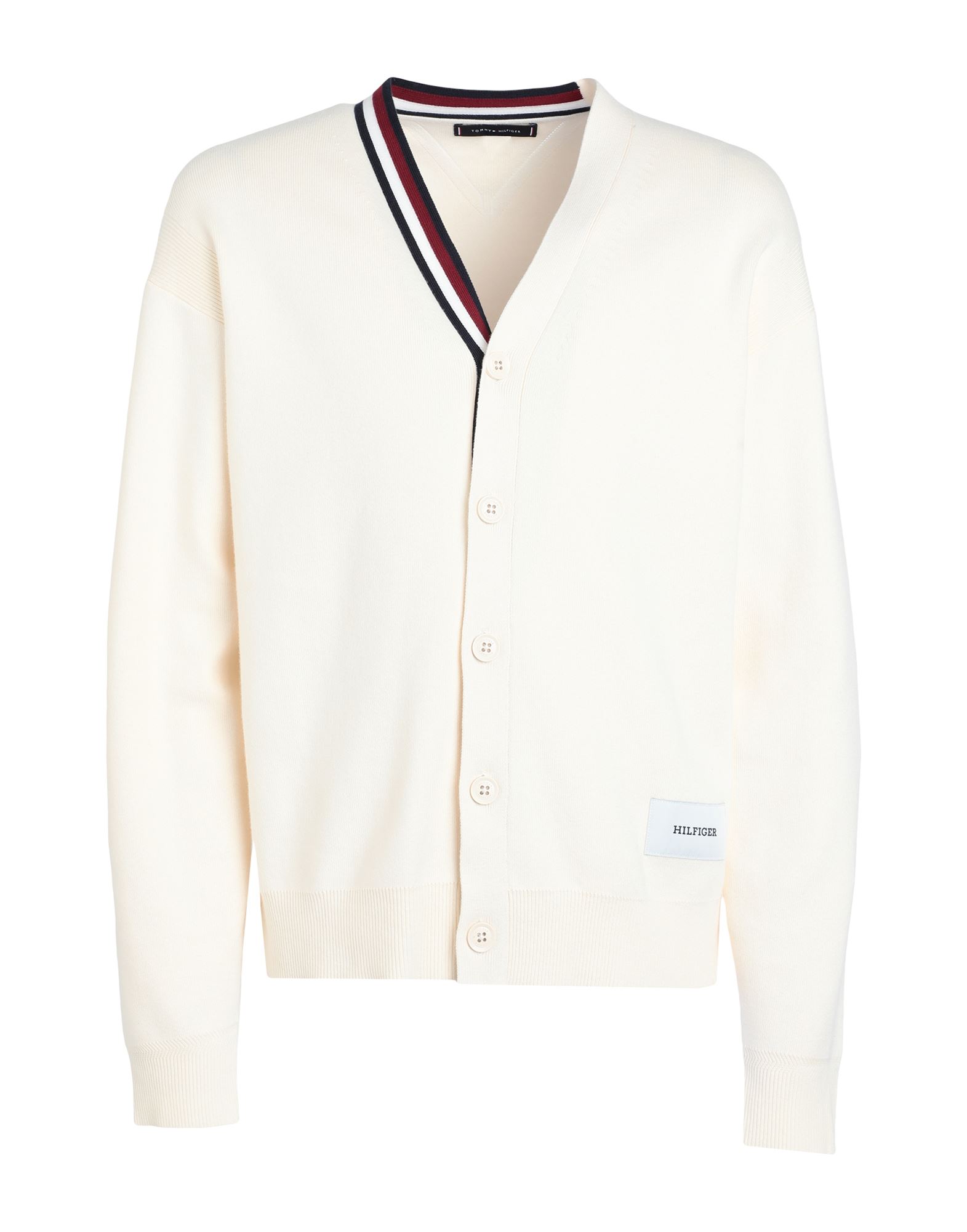 TOMMY HILFIGER Strickjacke Herren Elfenbein TOMMY HILFIGER Strickjacke Herren Elfenbein von TOMMY HILFIGER
