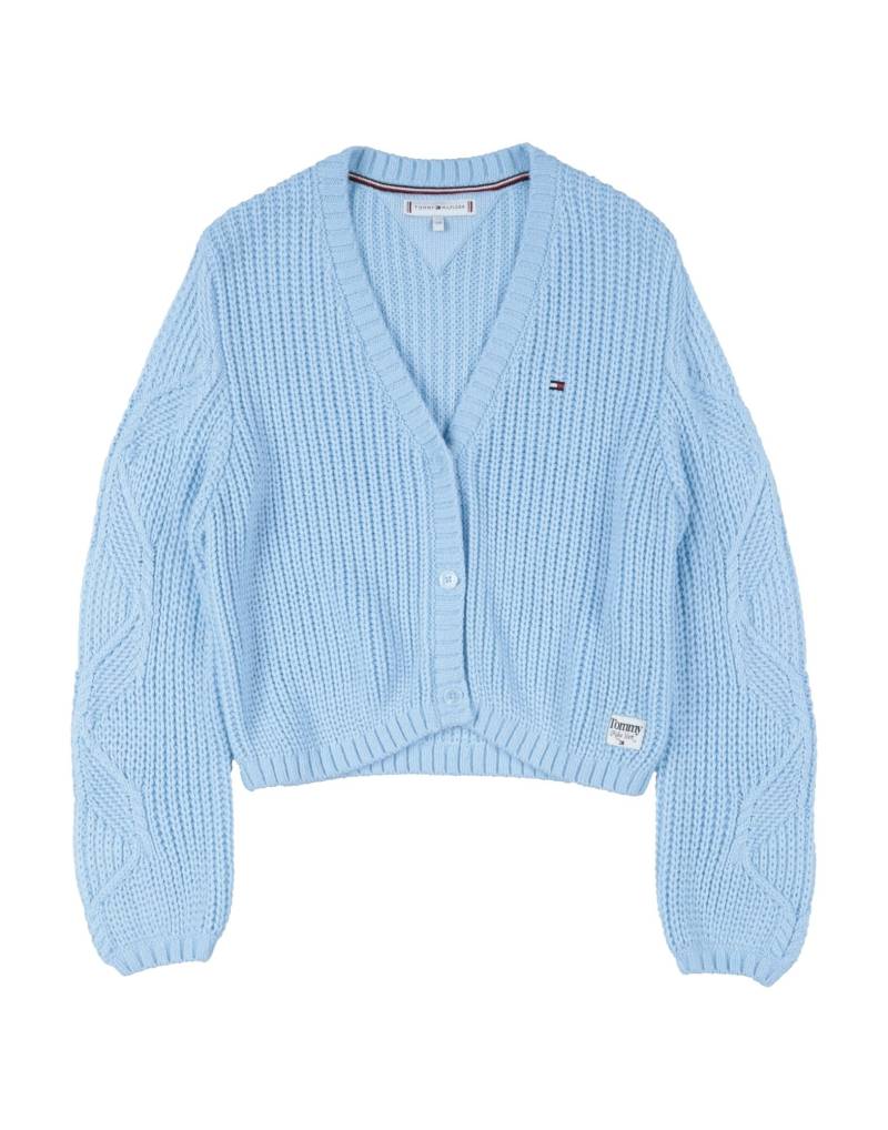TOMMY HILFIGER Strickjacke Kinder Himmelblau von TOMMY HILFIGER