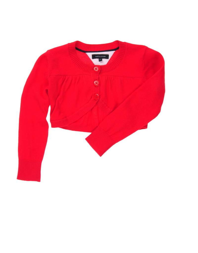 TOMMY HILFIGER Strickjacke Kinder Rot von TOMMY HILFIGER