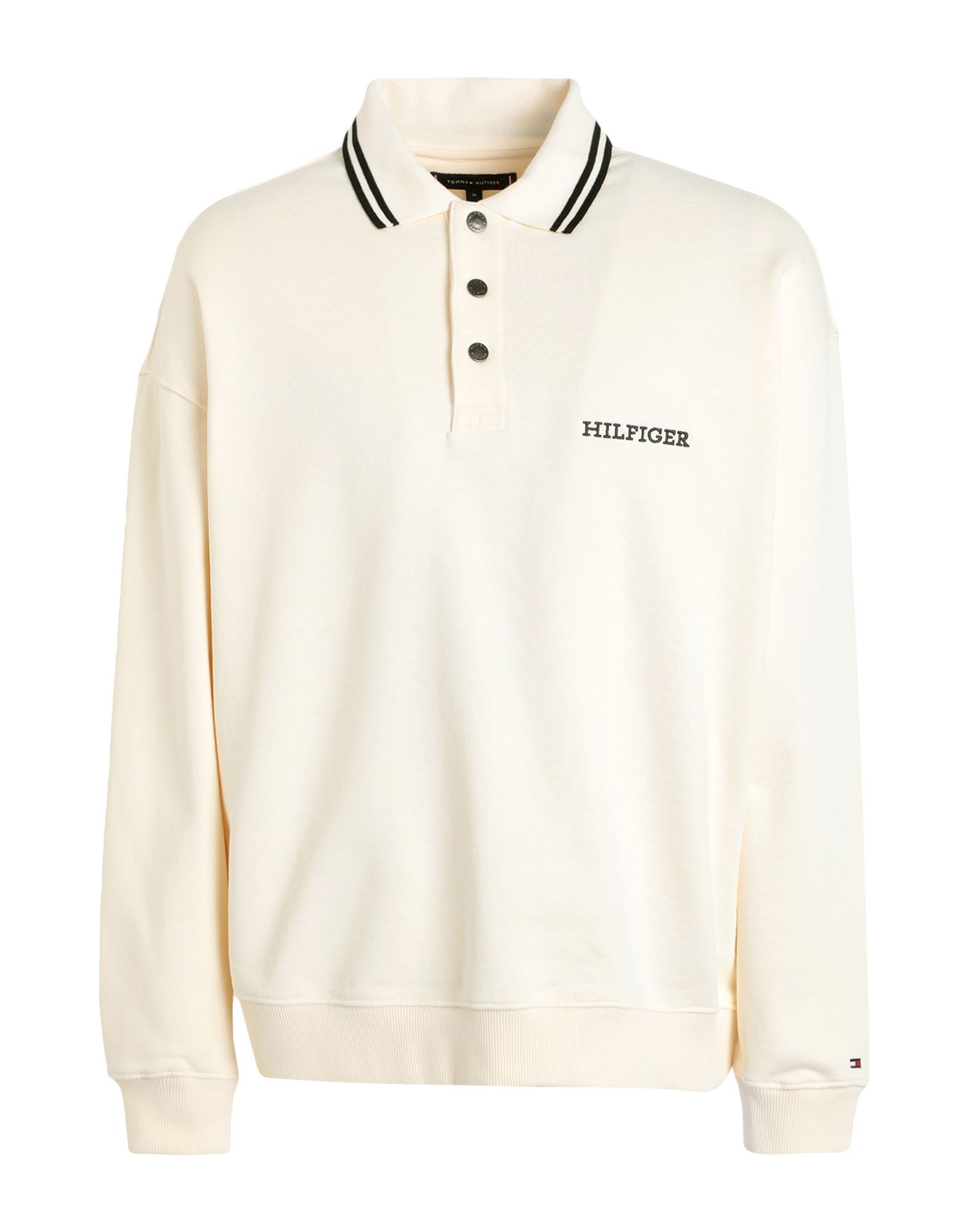 TOMMY HILFIGER Sweatshirt Herren Cremeweiß von TOMMY HILFIGER